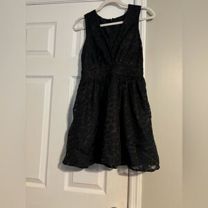 DO+BE Black Textured Dress